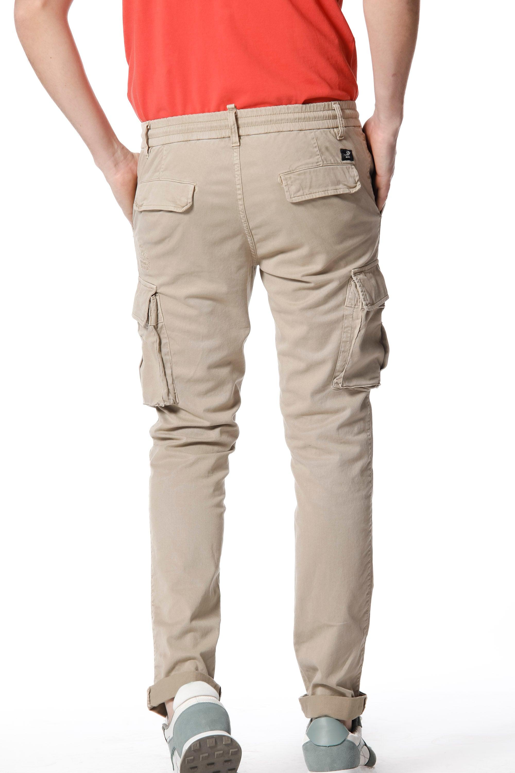 Chile Jogger pantalone cargo uomo in twill di cotone extra slim fit - Mason's 