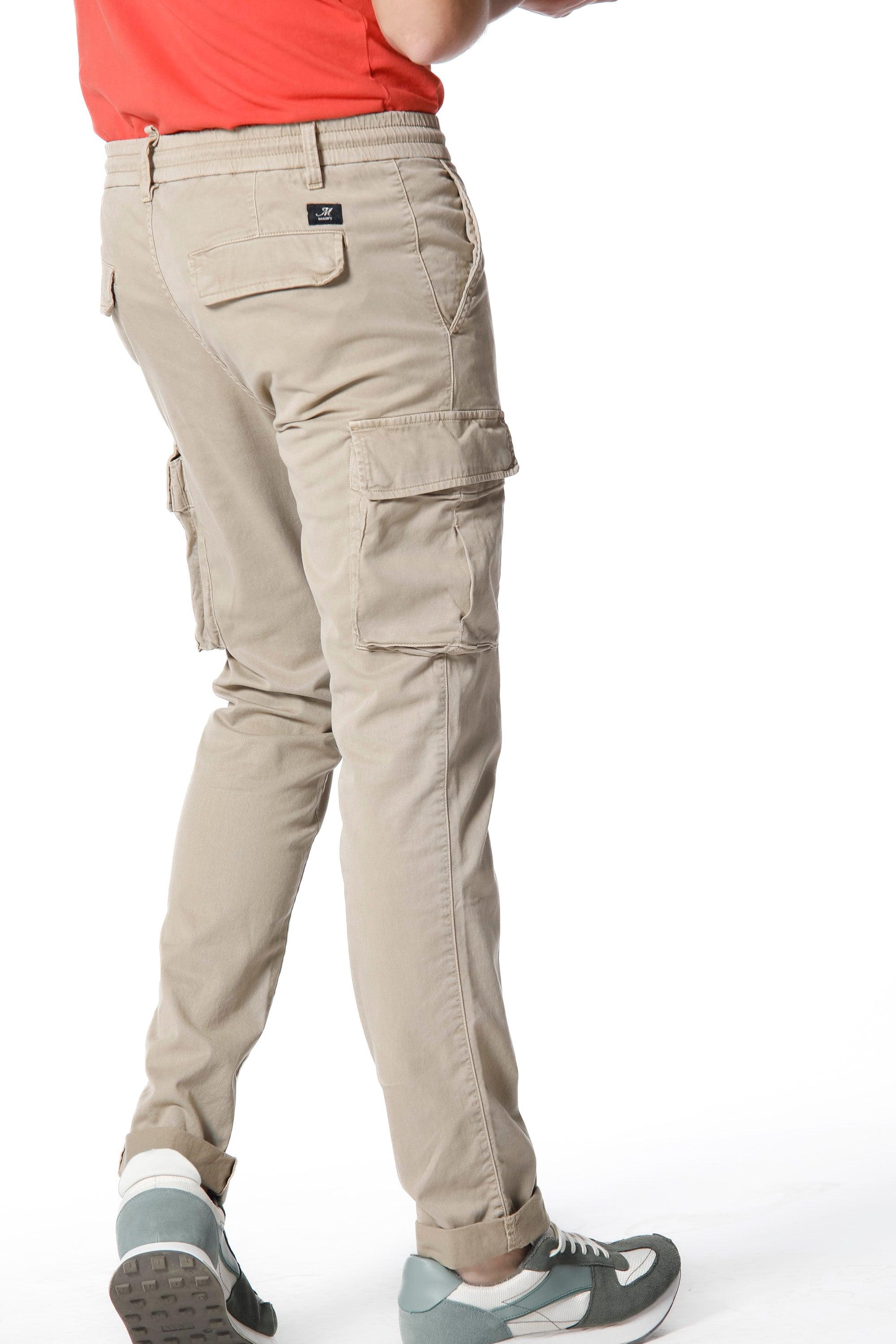 Chile Jogger pantalone cargo uomo in twill di cotone extra slim fit - Mason's 