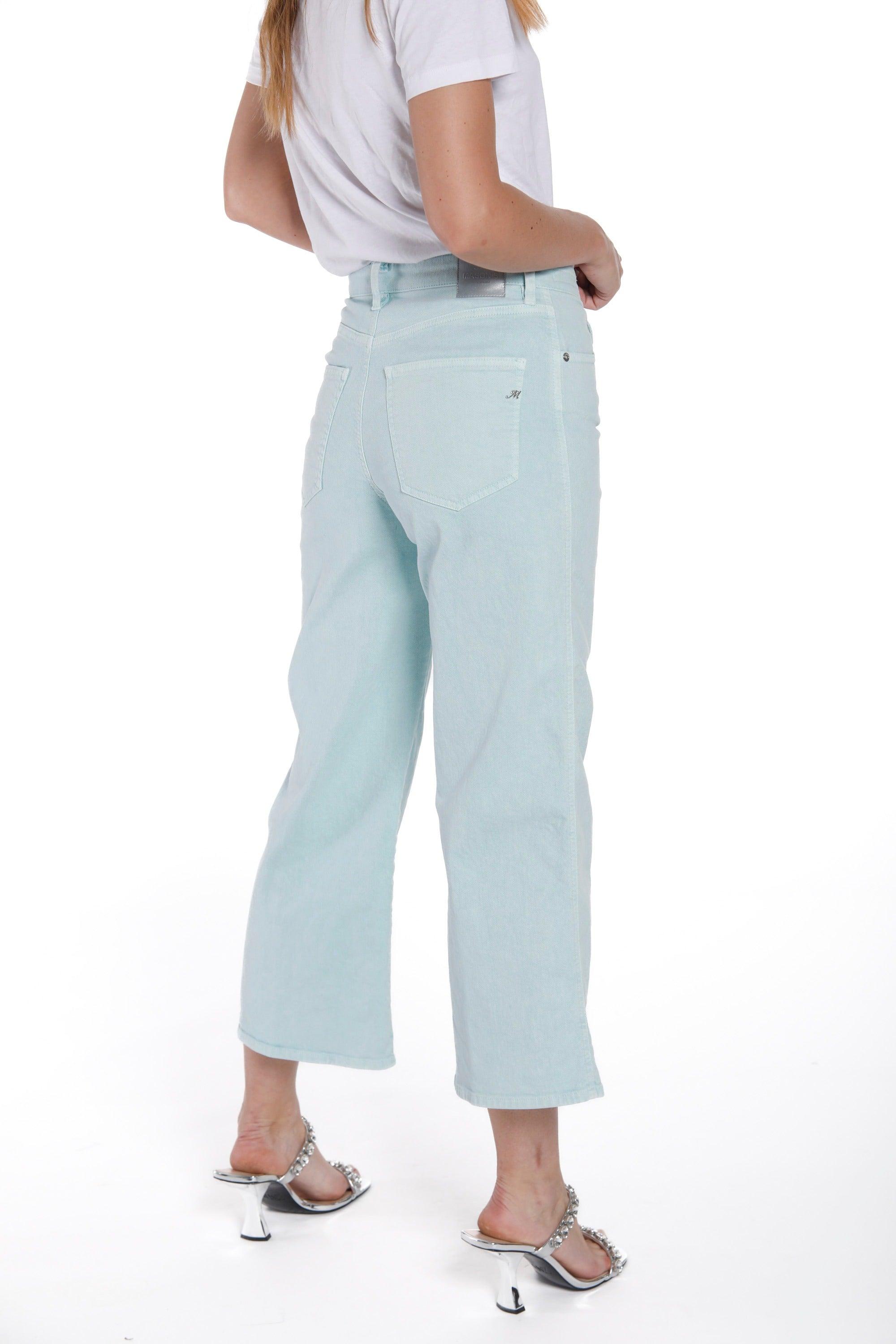 Samantha pantalone 5 tasche donna in bull denim cropped - Mason's 