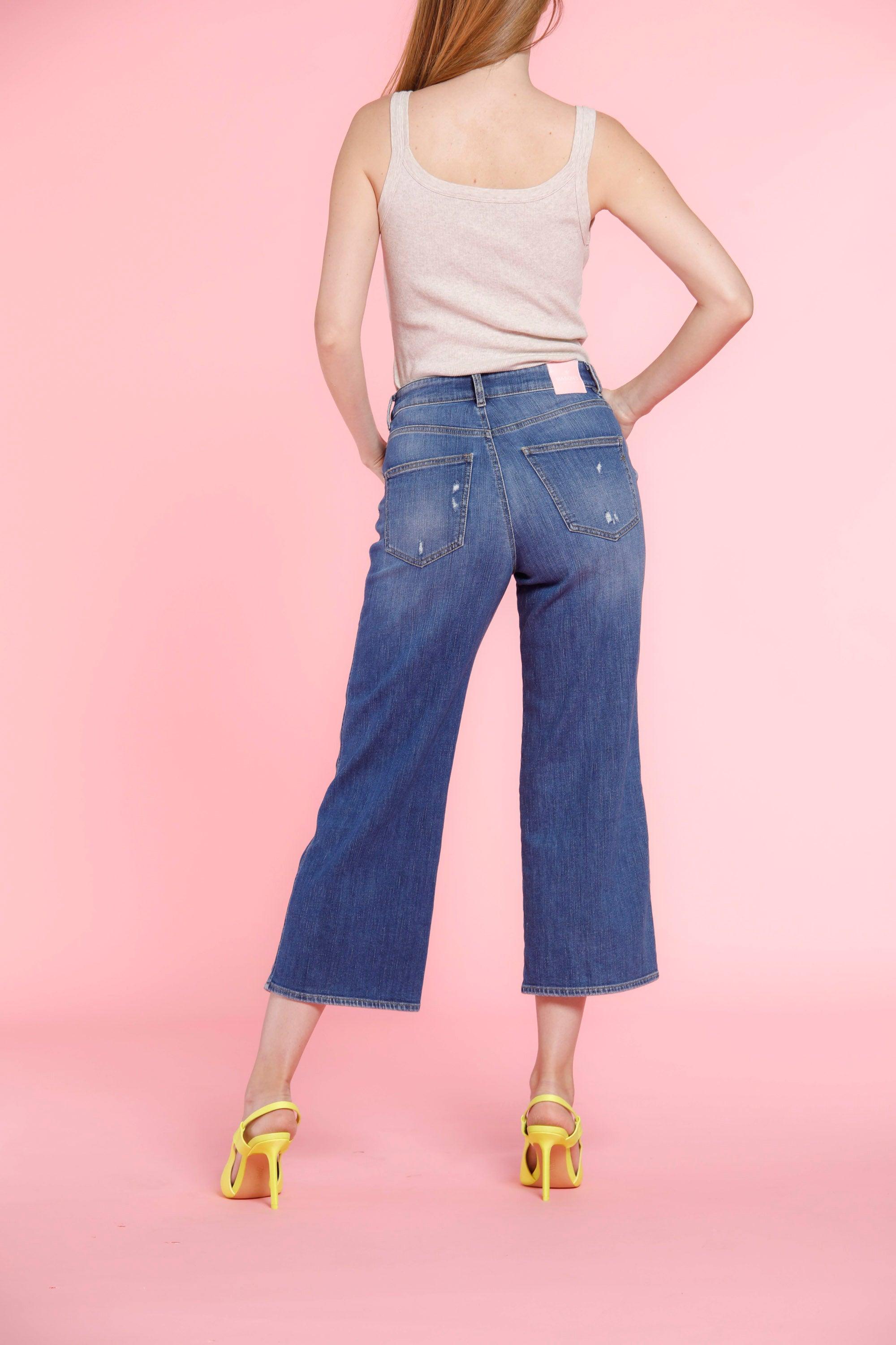 Samantha pantalone 5 tasche donna in denim cropped - Mason's 