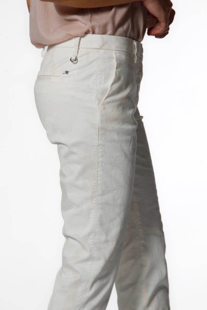 New York панталон дамски чино панталон от еластичен сатен камуфлажен принт regular