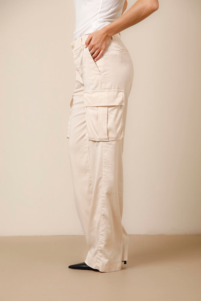 Дамски карго панталон от тенсел в лимитирана серия Victoria