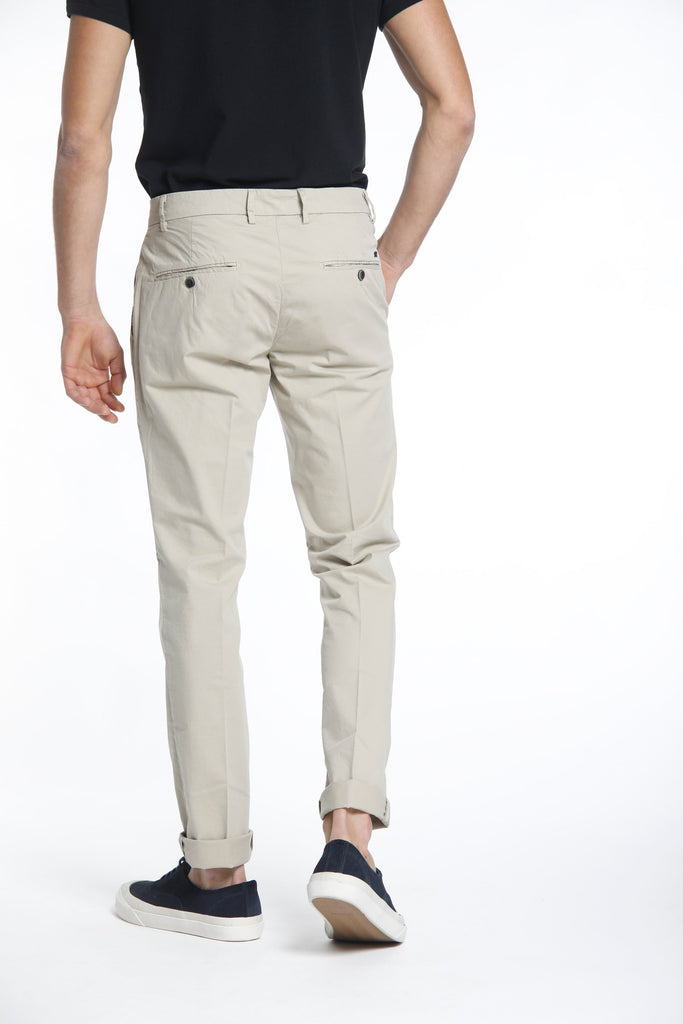 Milano Style мъжки чино панталон от стреч габардин extra slim fit