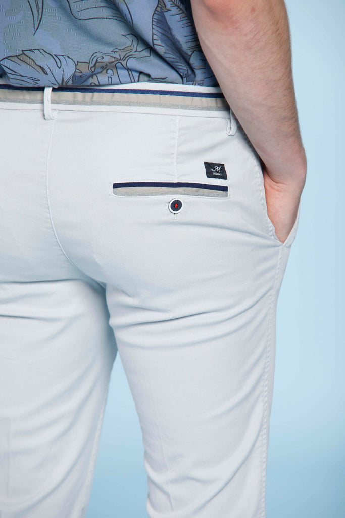 Мъжки чино панталон Torino Summer от памук с лента на колана slim fit