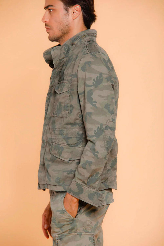 M74 Jacket field Jacket uomo in twill cotone stampa camouflage - Mason's 