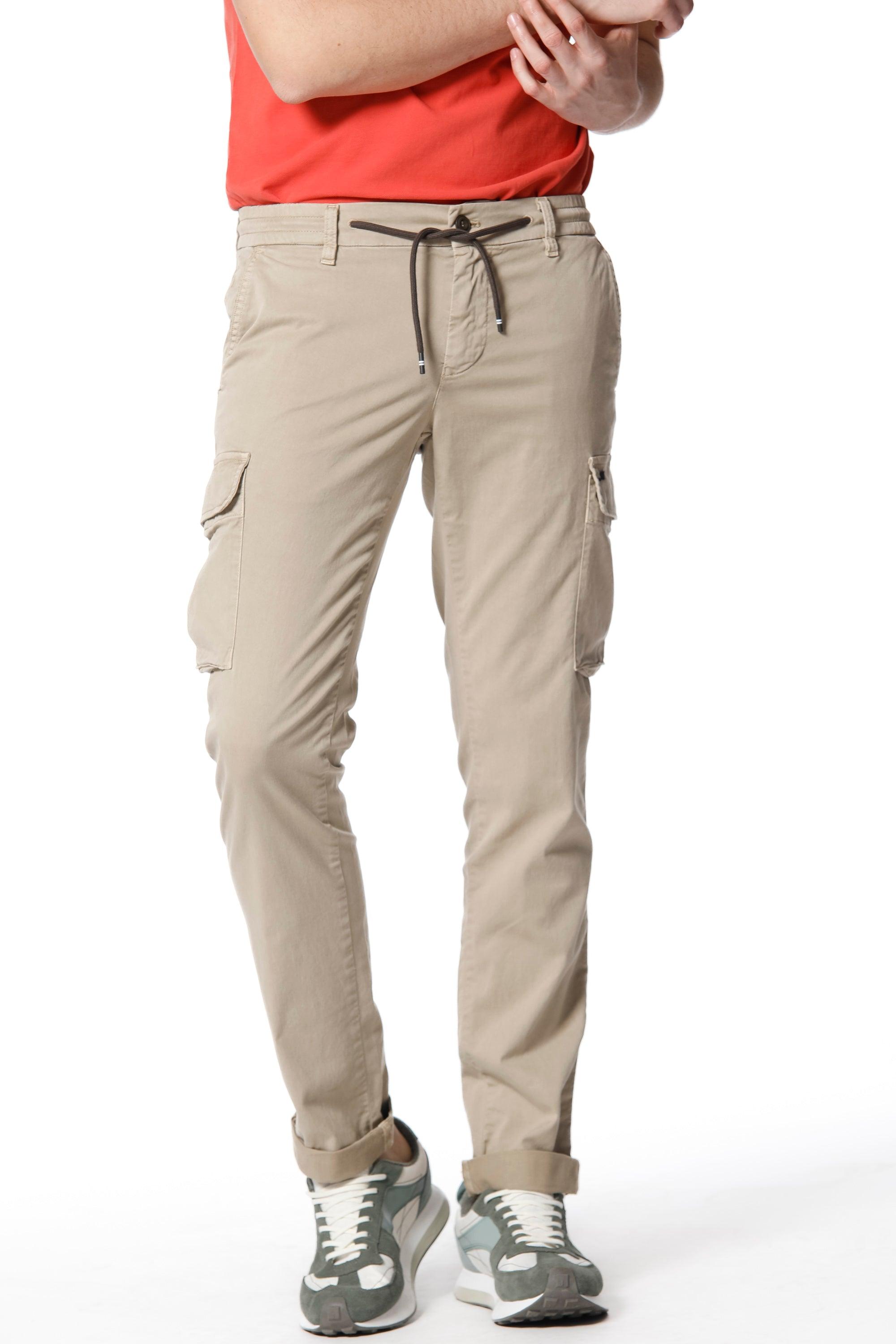 Chile Jogger pantalone cargo uomo in twill di cotone extra slim fit - Mason's 