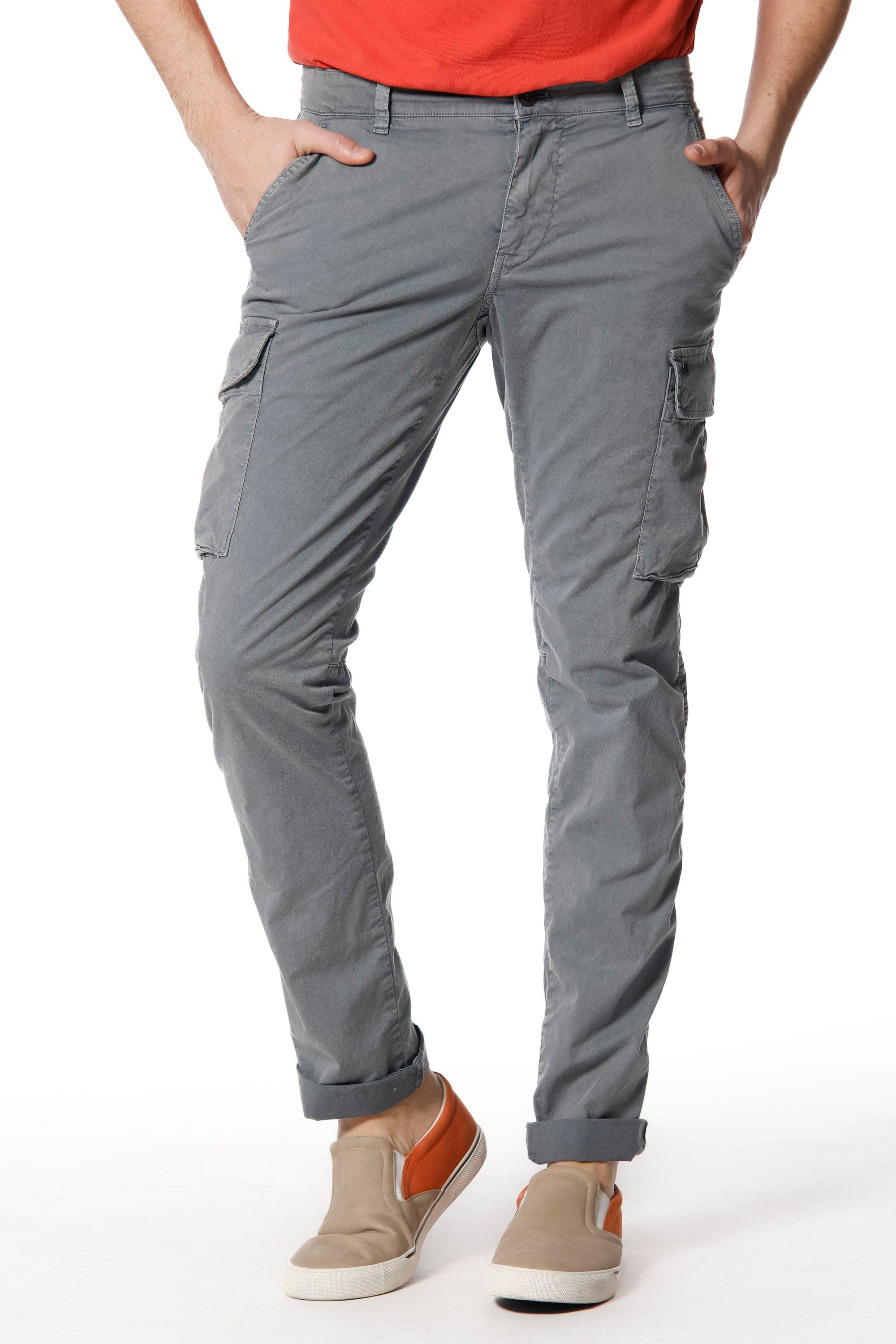 Chile pantalone cargo uomo in twill stretch con special washing extra slim fit - Mason's 