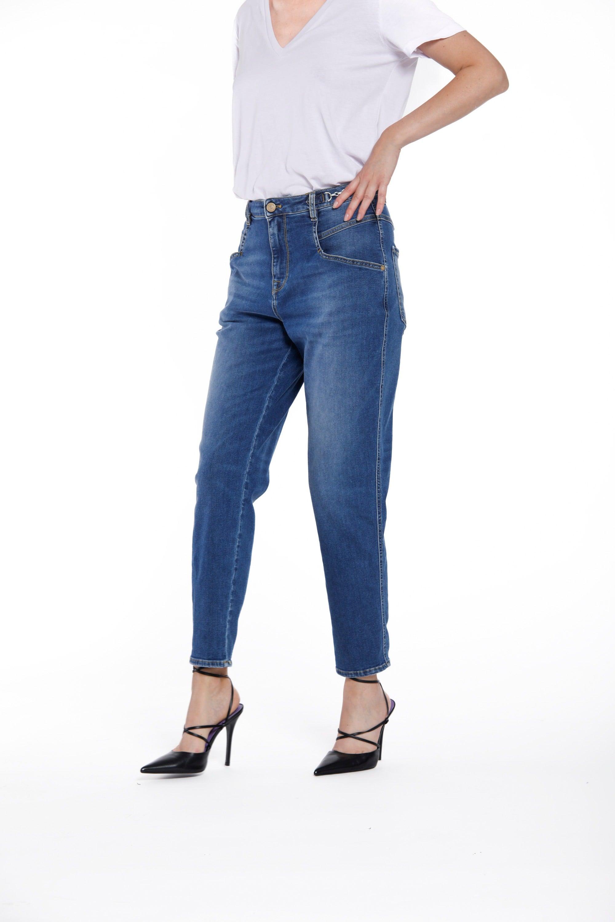 Stephanie pantalone 5 tasche donna in denim relaxed - Mason's 